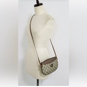 Gucci Beige and Brown Crossbody Bag